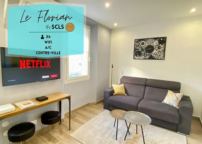 Le Florian Scls - Wifi, Clim, Hyper Centre Apartment Cannes